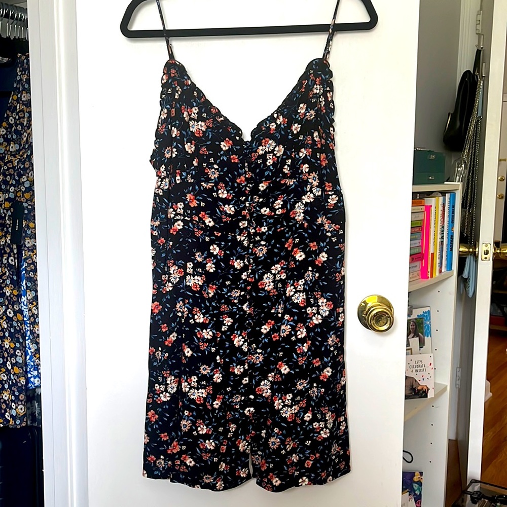 Vneck short dress mini black little black dress never worn